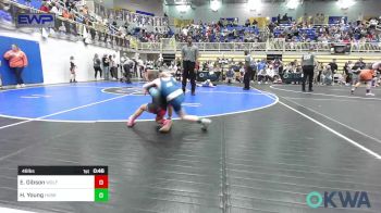 46 lbs Consi Of 4 - Emmalyn Gibson, Wolfpak Wrestling vs Hayes Young, Husky Wrestling Club