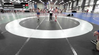 235 lbs Rr Rnd 3 - Ayrica DeHart, Owen Valley Girlz vs Emily Dempsey, Diesel Wrestling Academy Orange