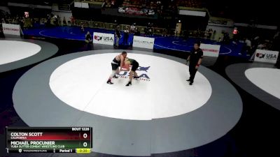 135 lbs Quarterfinal - Colton Scott, California vs Michael Procunier, Yuba Sutter Combat Wrestling Club