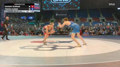 165 lbs Champ. Rd Of 128 - Zachary Schrage, NY vs Tristan Clemen, CO