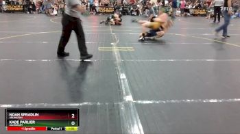 130 lbs Round 1 - Noah Spradlin, Arlington vs Kade Parlier, Alleghany