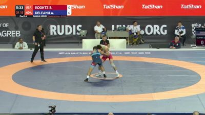 55 kg Bronze - Brady Koontz, USA vs Artium Deleanu, MDA