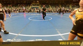 60 lbs Semifinal - Scarlett Mckeown, Mat Assassins vs Raylee Dawes, Keystone Wrestling Club