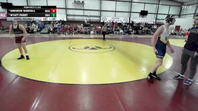 138 lbs Cons. Round 3 - Simoron Wardell, Morgan vs Wyatt Perry, Summit Academy