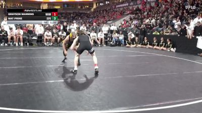 120 lbs Semis - Mat Prine, Southeast Polk vs Grayson Manning, Waukee Northwest