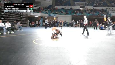 120 lbs Quarterfinal - CJ Williams, Mauldin vs Drayton Johnson, Eastside