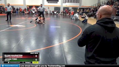 81-88 lbs Round 2 - Elijah Hauenstein, Mediapolis Youth Wrestling vs Jayden Toro, Pack732