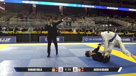Damiano Grillo vs Jacob M Holman 2025 Pan Jiu Jitsu IBJJF Championship