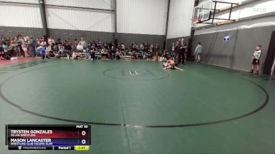 97 lbs Round 2 - Trysten Gonzales, Zillah Wrestling vs Mason Lancaster, Wrestling Club Tacoma Slam