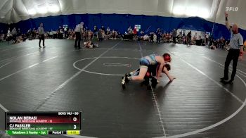 80 lbs Round 2 - Cj Fassler, Donahue Wrestling Academy vs Nolan Berasi, Donahue Wrestling Academy