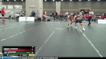 197 lbs 2nd Wrestleback (16 Team) - Grant Johnson, Wabash vs Joe Daddario, TCNJ