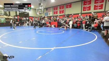 132 lbs Round Of 32 - Gabriel Panhofer, Bishop Kelley vs Benjamin Bierach, Bookert T Washington