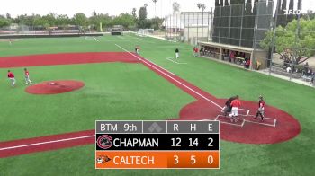 Replay: Chapman vs Caltech - DH | May 3 @ 11 AM