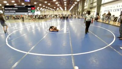 80 lbs Round 1 (9am Friday) - Alex Strobl, Minion Black vs Maximus Sako, Westshore D.S.