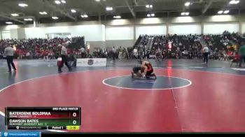 141 lbs Placement Matches (16 Team) - Dawson Bates, Reinhardt University (GA) vs Baterdene Boldmaa, Doane University