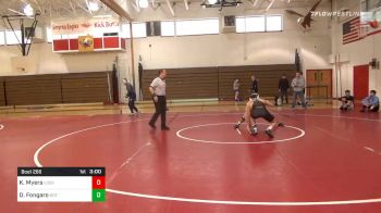 149 lbs Consolation - Kollin Myers, Lock Haven vs Daniel Fongaro, Not Rostered