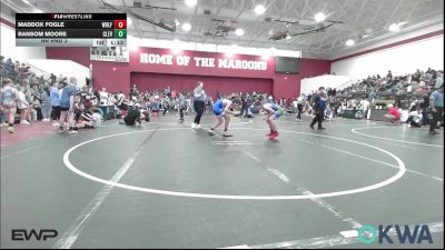 112 lbs Rr Rnd 3 - Maddox Fogle, Wolfpak Wrestling vs Ransom Moore, Cleveland Take Down Club
