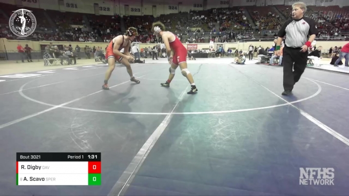3A-175 lbs Champ. Round 1 - Anthony Scavo, SPERRY vs Rance Digby, DAVIS