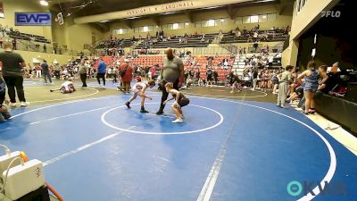 76 lbs Consolation - Crew Card, Tulsa Blue T Panthers vs Quade Charmasson, Bristow Youth Wrestling