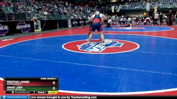 2A-190 lbs Cons. Round 2 - Tristian Lower, Putnam County vs Omar Lara, Gordon Central Hs