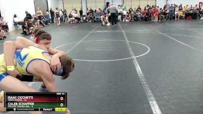 96 lbs Round 1 (4 Team) - Caleb Schaffer, Steller Trained Nihl vs Isaac Cicchetti, Terps Xtreme