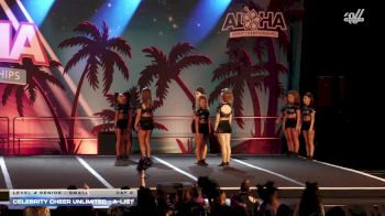 Celebrity Cheer Unlimited - A-List [2026 L4 Senior - Small Day 2] 2026 Aloha Portland Showdown