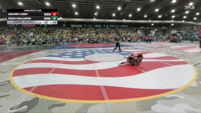 75 lbs Champ. Round 2 - Noah Hollamon, Mine Yard Dogs Wrestling Club vs Archer Lusby, Big Game Wrestling Club MT