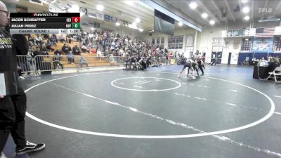 113 lbs Champ. Round 1 - Jacob Scheaffer, Servite vs Julian Perez, Royal