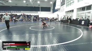 106 lbs Cons. Semi - Elijah Ramirez, Mission Viejo vs Cadence Harrell, Mayfair