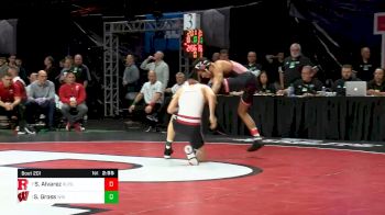 133 lbs Consolation - Sammy Alvarez, Rutgers vs Seth Gross, Wisconsin