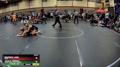 119-145 lbs Round 1 - Beatrice Land, NDWA vs Cecilia Verrilli, Empire Wrestling Academy