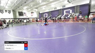 108 lbs Final - Ryan Rodriguez, Red Nose Wrestling School vs Ilias Daraku, Jersey 74