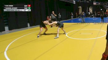 6A 150 lbs Cons. Round 2 - Gabriel Eckert, Austin Vandegrift vs Kye Owen, Conroe Caney Creek