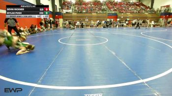 106 lbs Semifinal - Devin Rickner, Glenpool vs Mylan Pugh, Catoosa HS