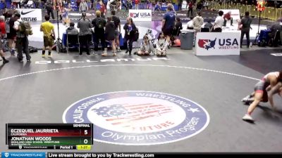 61 lbs Semifinal - Eczequiel Jaurrieta, California vs Jonathan Woods, Highland High School Wrestling (Bakersfield)