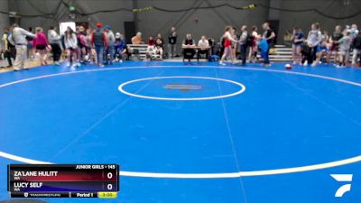 145 lbs Cons. Round 1 - Za`Lane Hulitt, WA vs Lucy Self, WA