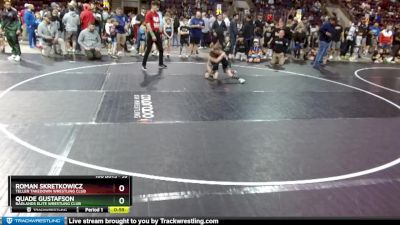 59 lbs Champ. Round 1 - Roman Skretkowicz, Teller Takedown Wrestling Club vs Quade Gustafson, Badlands Elite Wrestling Club