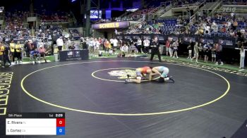120 lbs 5th Place - Ethan Rivera, Florida vs Isaiah Cortez, California