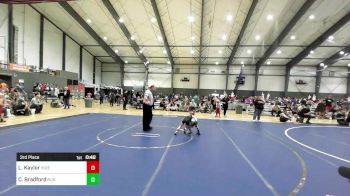 46 lbs 3rd Place - London Kaylor, Independent vs Cooper Bradford, Run To Danger