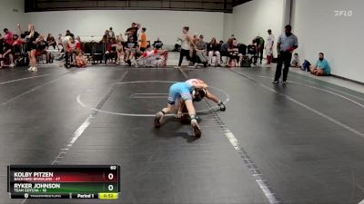 60 lbs Round 3 (8 Team) - Kolby Pitzen, Backyard Brawlers vs Ryker Johnson, Team Gotcha