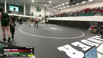 144 lbs 1st Place Match - Michael Symons, Kemmerer vs Micah Blajszczak, Natrona County