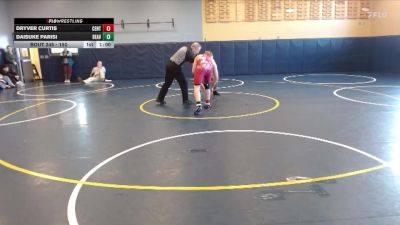 150 lbs Cons. Round 2 - Dryver Curtis, Centennial vs Daisuke Parisi, Beaverton