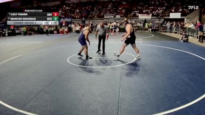 D 2 285 lbs Champ. Round 2 - Colt Fisher, Sam Houston vs Marcus Rougeau, Rayne