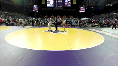 100 lbs Cons 8 #1 - Matthew Deutch, IL vs William Fontenot, LA