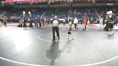 100 lbs Quarterfinal - Makenna Comtois, Pelham vs Penelope Grice, Northbridge