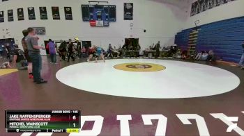 145 lbs Cons. Semi - Jake Raffensperger, Eastside United Wrestling Club vs Mitchel Wainscott, Powell Wrestling Club