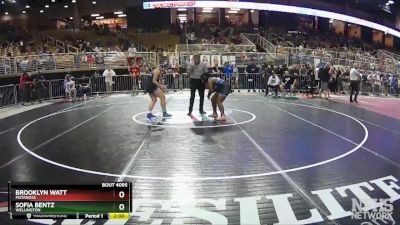 170 lbs Champ. Round 1 - Sofia Bentz, Wellington vs Brooklyn Watt, Matanzas