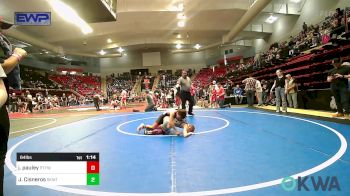 64 lbs Quarterfinal - Jaxx Pauley, Perkins vs Jack Cisneros, Skiatook Youth Wrestling