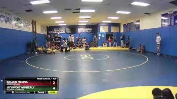 106 lbs Cons. Round 4 - Kellen Mesina, Golden Bears vs Uy`Kwon Wimberly, Florida Scorpions