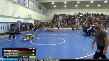 126 lbs Cons. Round 3 - Dimetry Molina, Rough House Wrestling vs Kennan Murray, Los Alamitos High School